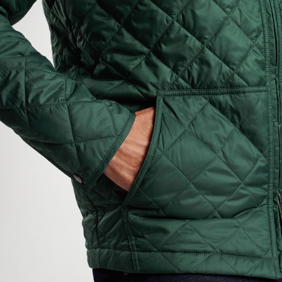 Peter Millar Balsam Essex Full-Zip Hoodie MF23Z14 Green Jacket Quilted - Picture 3 of 7